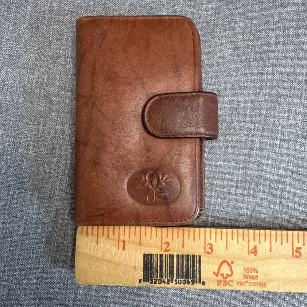 Buxton Heiress Brown Leather Wallet - Genuine Leather - Picture 9 of 10